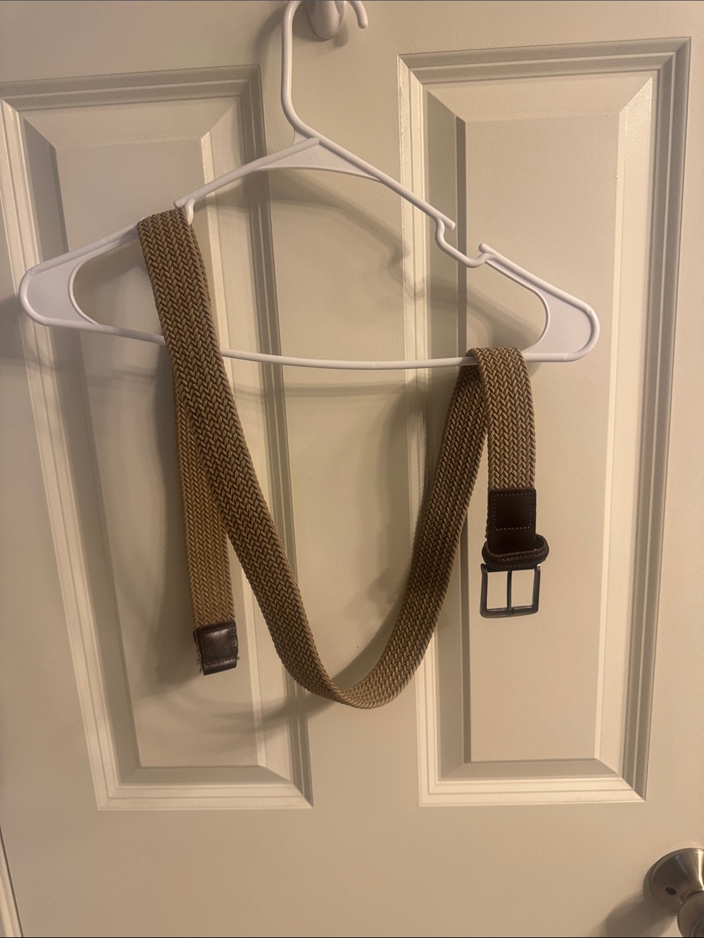 Men's Woven Stretch Belt - Brown